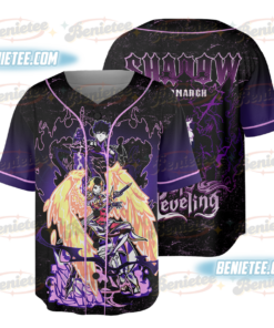 Sung Jin-woo x Cha Hae-in Baseball Jersey, Solo leveling Jersey