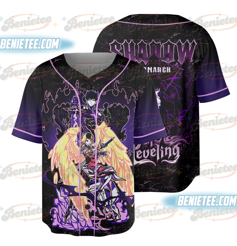 Sung Jin-woo x Cha Hae-in Baseball Jersey, Solo leveling Jersey