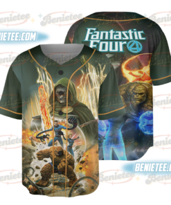 Fantastic Four Baseball Jersey, Doctor Doom Jersey