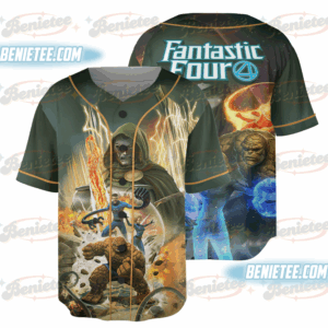 Fantastic Four Baseball Jersey, Doctor Doom Jersey
