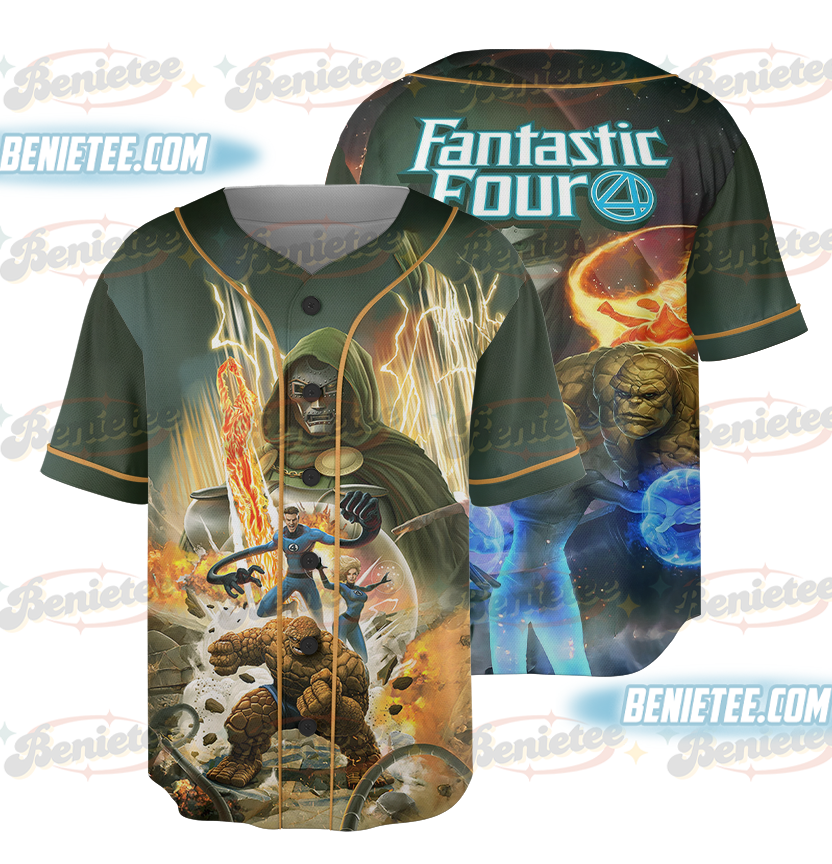 Fantastic Four Baseball Jersey, Doctor Doom Jersey