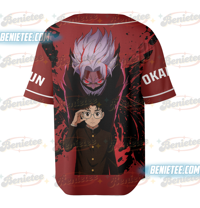 Dandadan Okarun Anime Baseball Jersey Short - Image 3