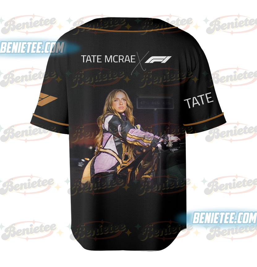 Tate McRae Tour 2025 Baseball Jersey, Tate McRae Miss Possessive World Tour 2025 Shirt - Image 3
