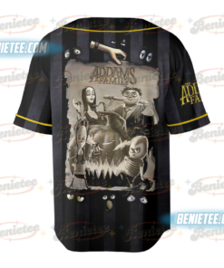 Alternative view of The Addams Family Tombstones Factory Baseball Jersey