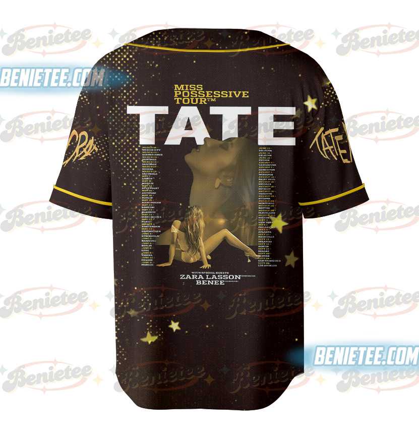 Vintage 90s Bootleg Style Tate McRae Jersey, Retro Tate McRae Gifts For Man And Women Unisex Baseball Jersey - Image 3