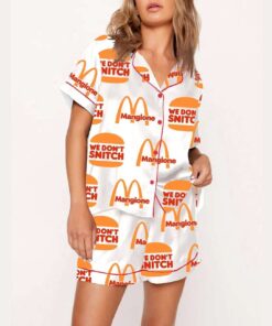 Alternative view of We Don't Snitch Mangione Pajama Set
