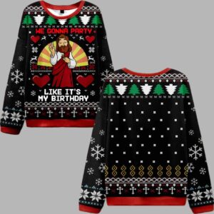 We Gonna Party Ugly Christmas Sweater - gullprint.com