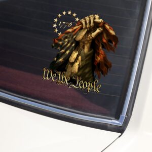Alternative view of We The People - Bone Hand Decal Sticker HO82 900448