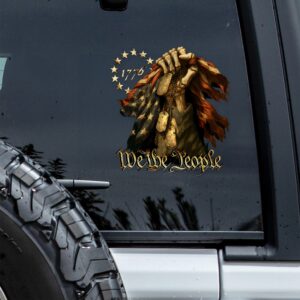 We The People - Bone Hand Decal Sticker HO82 900448