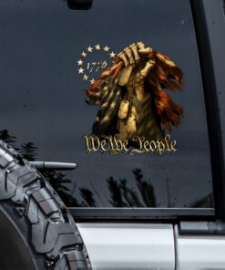 We The People - Bone Hand Decal Sticker