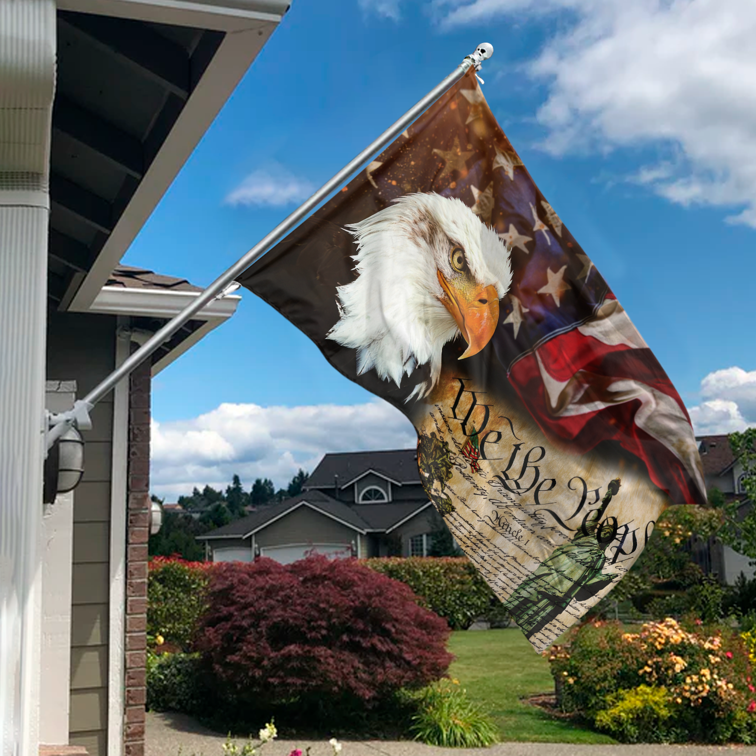 We The People 1776 Flag Patriotic 4th of July Double-Sided Flag HO82 894824 - Image 3