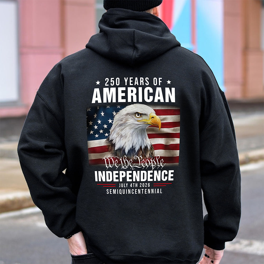 We The People 250 Years Of America Freedom Backside Shirt LM32 895219 - Image 4