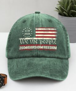 Alternative view of We The People 250 Years Of Freedom Washed Denim Baseball Cap