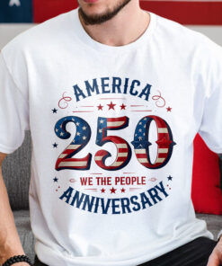 We The People America 250th Anniversary Bright Shirt