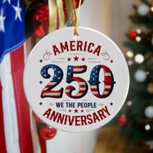Alternative view of We The People America 250th Anniversary Ceramic Ornament CH07 896626