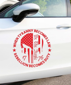 We The People Car Decal Sticker