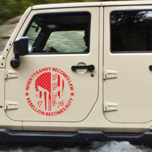 Alternative view of We The People Car Decal Sticker TH10 896759