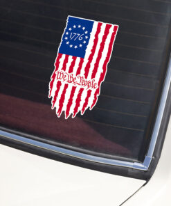 Alternative view of We The People Car Window Decal Sticker
