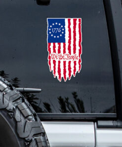 We The People Car Window Decal Sticker