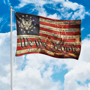 Alternative view of We The People Flag America 250th Anniversary House Flag CH07 899164