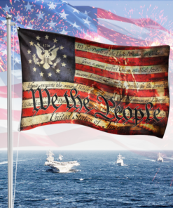 We The People Flag America 250th Anniversary House Flag