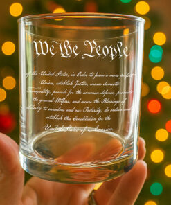 Alternative view of We The People Sympathy Quote For 250 Years of Freedom Whiskey Glass