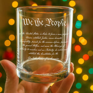Alternative view of We The People Sympathy Quote For 250 Years of Freedom Whiskey Glass LM32 895483