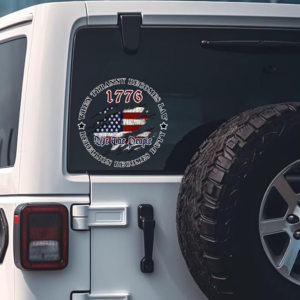 Alternative view of We The People When Tyranny Becomes Law Car Decal Sticker TH10 896779