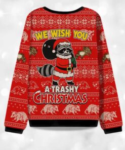 Alternative view of We Wish You A Trashy Christmas Ugly Sweater