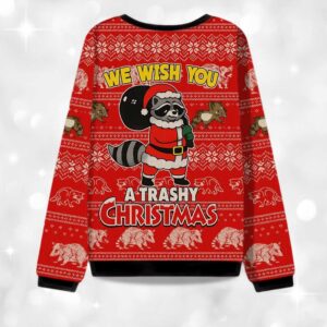 Alternative view of We Wish You A Trashy Christmas Ugly Sweater