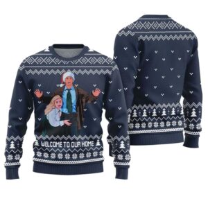 Alternative view of Welcome To Our Home Griswold Family Christmas Sweater - Grishko.com