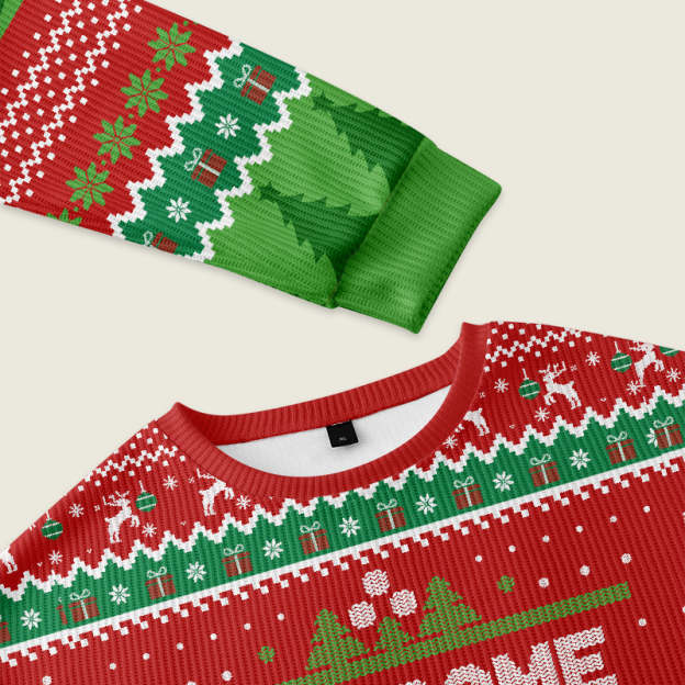 Welcome to the Party Pal Ugly Christmas Sweater Sweatshirt - Image 3
