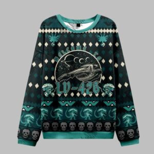 Alternative view of Welecome to LV-426 Ugly Sweater 2025 Christmas - Grishko.com