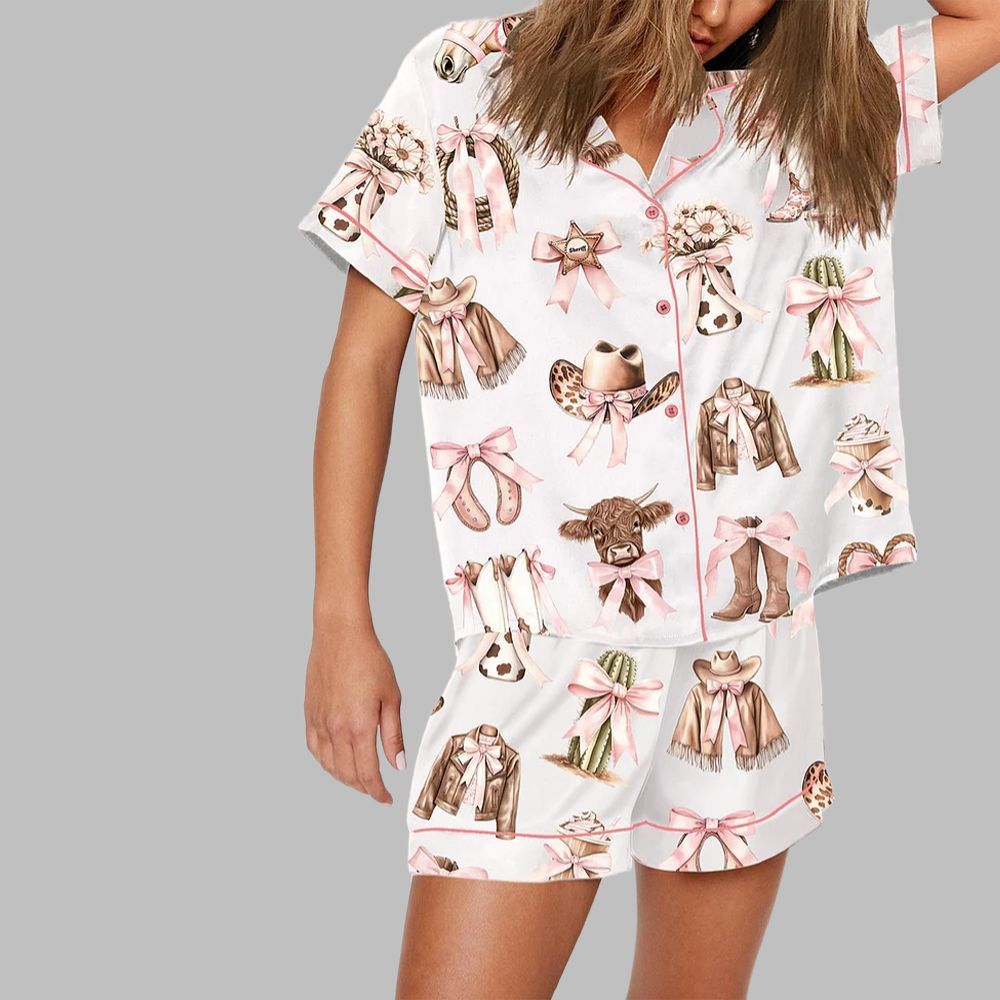 Western Cowgirl Coquette Pajama Set - Image 2
