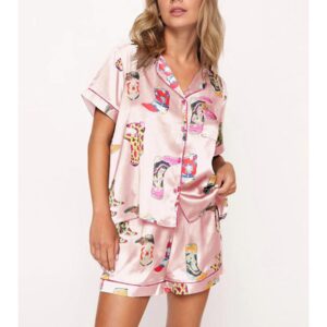 Western Cowgirl Style Pajama Set