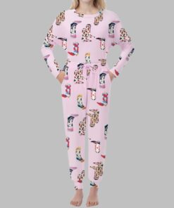 Alternative view of Western Cowgirl Thick Stretchy Pajama Set For Women