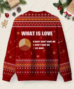 Alternative view of What is Love Ugly Christmas Fuzzy Fleece Sweatshirt