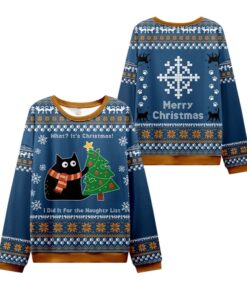 Alternative view of What It's Christmas Cat Ugly Sweater 2025 Christmas