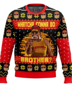 Whatcha Gonna Do Brother Hulk Hogan Ugly Chirstmas Sweater