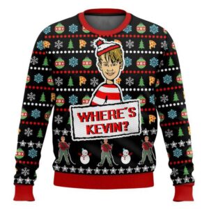Where Is Kevin Home Alone Ugly Christmas Sweater