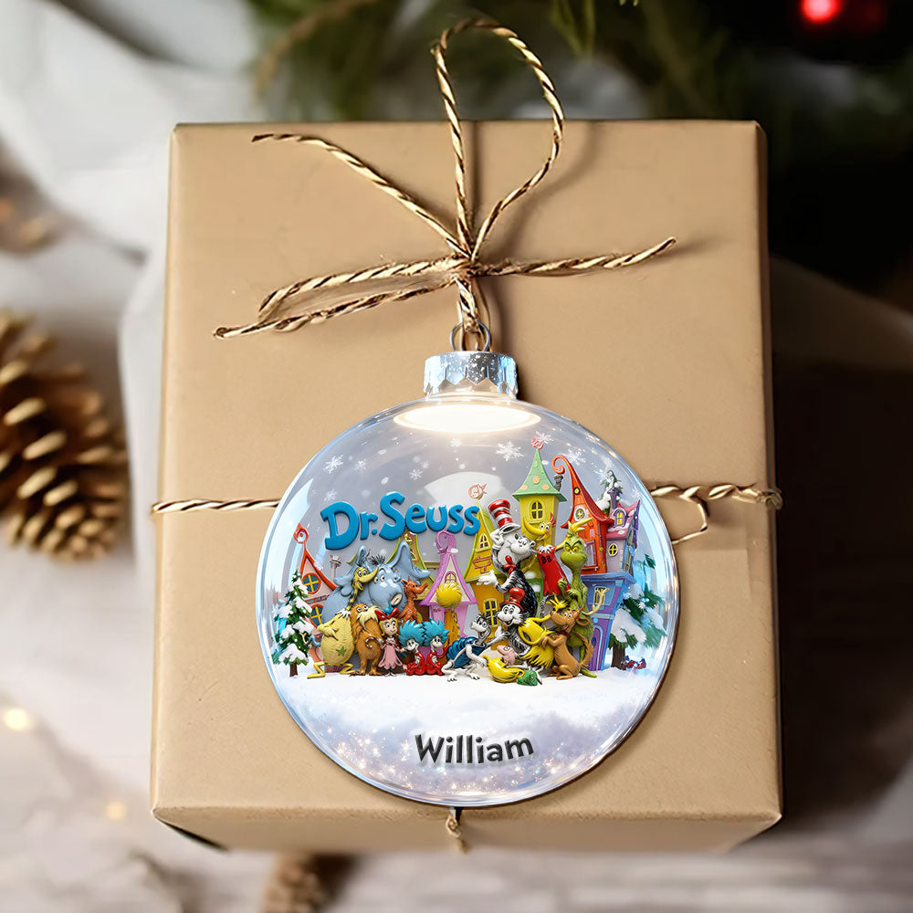 Whimsical Children Book Characters Ornament, Personalized Gift For Christmas Ornament 02QHTI181025 - Image 4