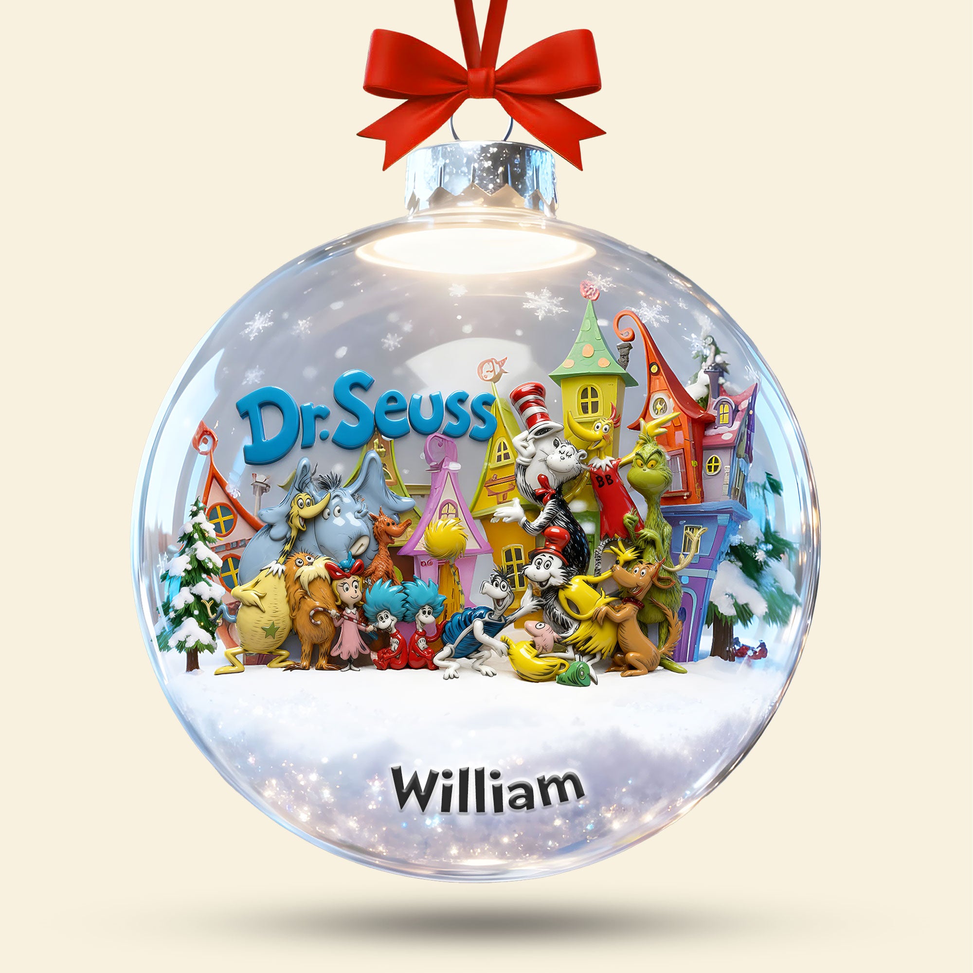 Whimsical Children Book Characters Ornament, Personalized Gift For Christmas Ornament 02QHTI181025 - Image 3