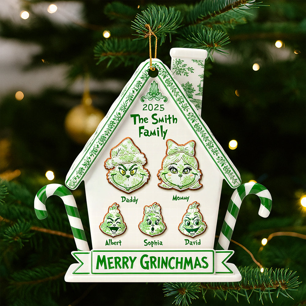 Alternative view of Whimsical Family Christmas Ornament – Personalized Gifts For Family 02pgqn150925