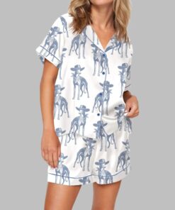 Whippet Vintage Pajama Set For Women