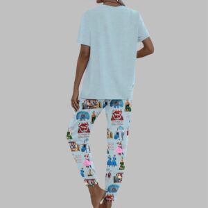Alternative view of White Christmas Sisters Casual Pajama Set For Women