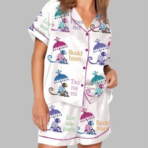 White Lotus Pajama Set