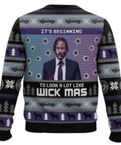 Alternative view of Wick-Mas John Wick Christmas Sweater