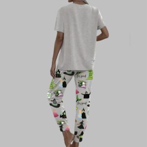 Alternative view of Wicked Print Casual Pajama Set For Women