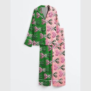 Alternative view of Wicked Scissors Satin Pajama Set