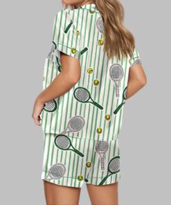 Alternative view of Wimbledon Tennis Satin Pajama Set